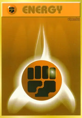 Fighting Energy Pokemon card from Expansion Pack